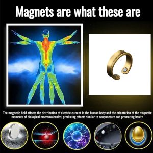 Personalized open ring Couples metal rose gold magnet jewelry Ring metal rose gold style