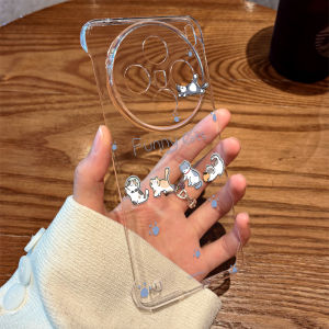 Realme GT8 pro Cute Playing Cat Phone Case Transparent Protective Simple Design Thin Soft Acrylic Shell for GTNEO6SE GT5/7 New Models