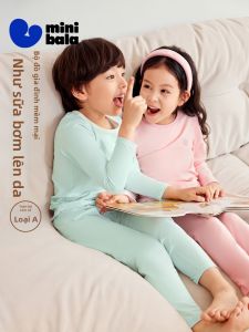 MINI BALA | Bộ Quần Áo Lót Trẻ Em Chống Lạnh Cốt Tủy Thực Vật