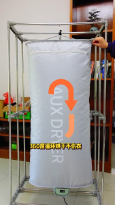 Panasonic-Portable Clothes Dryer， Pengering Pakaian Lipat Listrik Pengering Otomatis