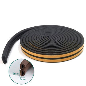 3M/6M Self-Adhesive Door And Window Sealing Strip Glass Window Anti-Collision Rubber Strip Dustproof Foam Sound Insulation Strip