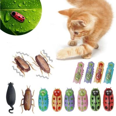 ตลกไฟฟ้า Bugs Catnip ของเล่นอุโมงค์อัตโนมัติ Mini Robot Bu