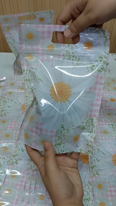 10pcs Daisy Flower Theme Candy Bag Lootbags Birthday Party Favors Gift Bags Ziplock Pouch