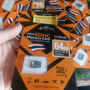 Thẻ nhớ 64Gb Mixie chính hãng mới dùng cho camera điện thoại loa vi tính bảo hành 1 năm