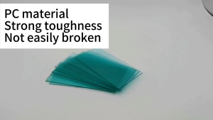 108*50mm 110*90mm 115*88mm Kaca Las Anti Gores 5Pcs Kaca Topeng Las Helm Kedok Topeng Otomatis AUTO Dark Welding Helmet Lens Bahan PC Welder Lens Cover Sudut Siku-siku/ membulat Masker Welding Lens