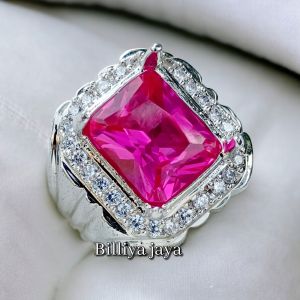 CINCIN BATU MERAH SIAM ROSE KOTAK CUTTING