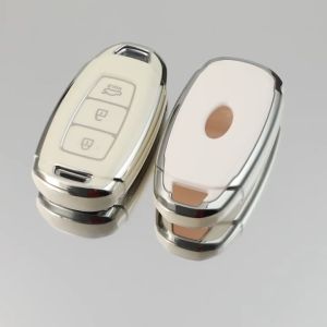 Bao Da Vỏ Bảo Vệ Ốp Chìa Khóa Bọc Chìa Khóa Cao Cấp Dùng Cho Xe Ô Tô Hyundai Accent Kona Santafe