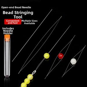 Long Thin Open Beading Needle Tool