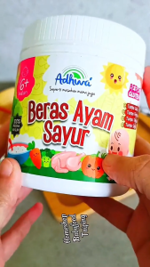 ADHWA BABY FOOD Bubur Baby 6 7 8 Bulan Baby Porridge Makanan Bayi Mudah Travel Bancuh Air Panas