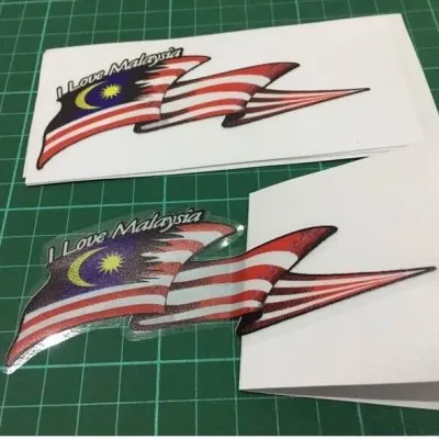 Sticker bendera malaysia