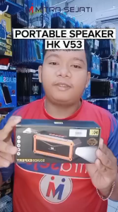 HK Portable Speaker Bluetooth HK Solar Panel V53 Mini Speaker
