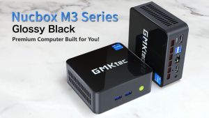 GMKtec NucBox M3 Mini PC - Intel i5-12450H / 16GB DDR4 / 512GB M.2 / WiFi 6 / 2.5G / Win 11 Pro / Black