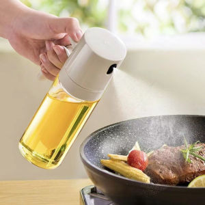 Oil Spray Pot Kitchen Household Glass Spray Oil Spray Pot Leakproof Oil Can Air Fryer Spray Bottle