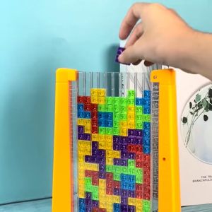 Tetris Block Game dengan Lampu Teka-teki 3D Mainan Edukasi Anak Permainan Otak