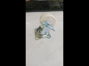 Roda Nilon Hidup Plus Rem 2in untuk etalase raklemari