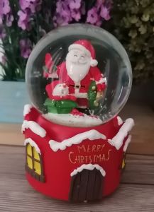 Hadiah Natal Unik / Snowball Christmas / kotak musik Sinterklas  / lagu jingle bells / lagu Malam Kudus