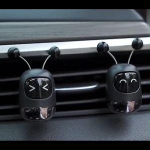 Car Air Outlet Fragrance Robot Car Perfume Mini Robot Air Vent Clip Flavoring Long Lasting Fragrance Solid Odor Removal