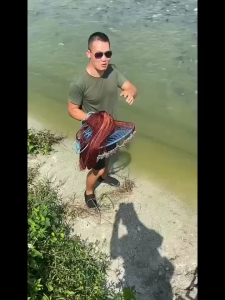 Jaring Ikan Frisbee Jaring Tuang Tangan Jaring Udang Jaring Peralatan Memancing Buatan Tangan Yang Tahan Lama