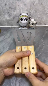 Dụng cụ cạo sơn gạch thép không gỉ cán gỗ