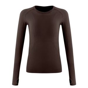 Skin-Contact Long Sleeve Running And Training Tight Fit Sportswear for Women Breathable Quick-Dry Yoga Fitness Clothing