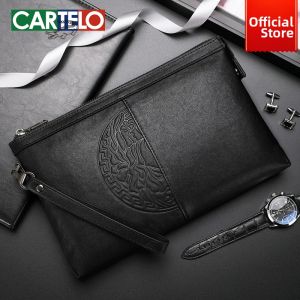 CARTELO | Men Leather Phone Organizer Bag