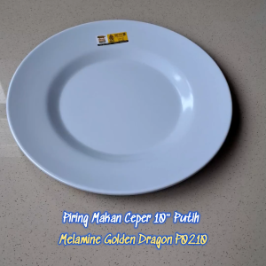 Piring Makan Ceper 10" Melamine - Golden Dragon P0210
