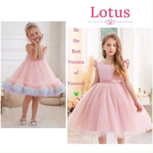 Lotus] Đầm Công Chúa Baby Đẹp (4 ~ 6 Tuổi) Váy Bé Gái Dự Tiệc Sinh Nhật Chụp Ảnh/ Váy Múa Dễ Thương Cho Trẻ Em Biểu Diễn