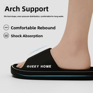 MONLEYTA | Mens Summer Indoor Home Thick Bottom Anti-slip Bathroom Bathing Couples New 2025 Outdoor Slippers Comfortable EVA Slippers