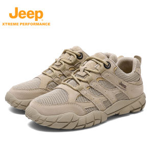 Jeep | Jeep New Womens Outdoor Casual Hiking Shoes Commute Breathable Flat Bottom Mens Lightweight Anti-slip Mountain Climbing Shoes