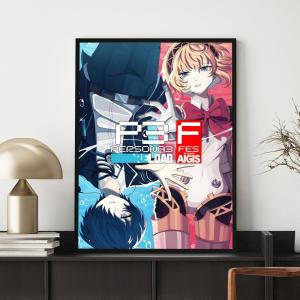 Game P-Persona 3 Poster HD Versatile Waterproof Wall Decor Self Adhesive Perfect for Any Room & Ideal Gift