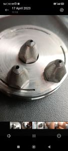 mata serut tusuk sate baja Widia gores kaca tulup
