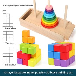 MWZ | 10-Layer Tower of Hanoi Educational Toy for Children