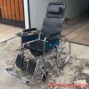 SELLA Kursi Roda 4 in 1 Multifungsi 608 GC Commode Selonjor Tidur Makan Sellaco Kursi Roda Untuk Penggunaan Ekonomi - Lazada