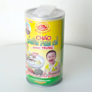 Cháo sườn rau củ Minh Trung 355g - Cháo Sườn 24 (thùng 24 lon)