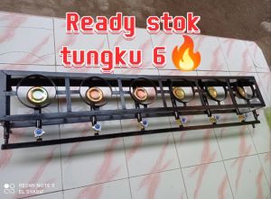 KOMPOR SAMBAL GAMI 6 TUNGKU KUAT & KOKOH