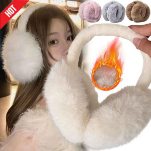 【🔥Winter hot】Fashion Soft Faux Fur Ear Warmer Winter Earmuffs For Women Men Solid Color Earflap Outdoor Cold Protection Ear-Muffs Ear Cover