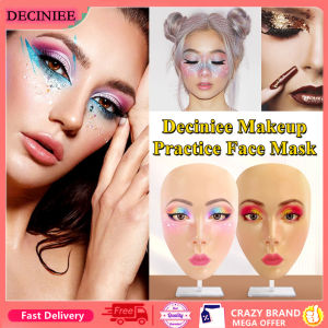 Full Face Eyebrow TattooPractice Skin Eye Makeup Training Skin Silicone Practice 5D For Tattooed Eyebrows Reusable Makeup Board