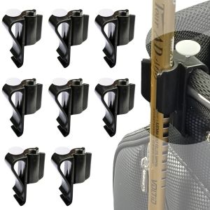 Golf Putter Holder & Mark Combination Kit Plastic Golf Cue Storage Fixator Buckle Ball Training Aids Outdoor Sports Accessories