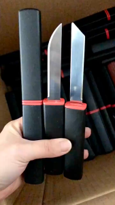 ชุดมีดสองด้าน พกพาสะดวก เหมาะกับการตั้งแคมป์กลางแจ้ง เหมาะสำหรับใช้ในครัวและร้านอาหาร