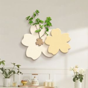 MUWU | Floral Greenery Sandstone Wall Art Hanging Picture