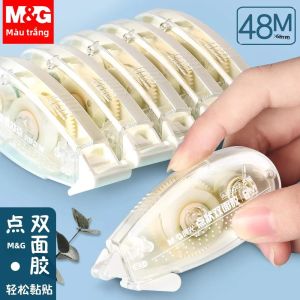 Băng Keo Chấm Dính Hai Mặt M&G 8m X 1mm Không Chứa Axit Băng Keo Vĩnh Cửu Dùng Cho Văn Phòng An Toàn Cho Hồ Sơ Và Tài Liệu