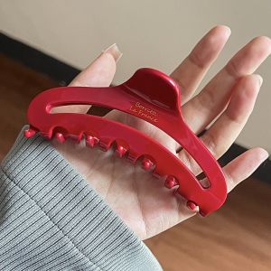 Large Size Acetate Hair Clips Womens French Style Vintage Shark Clamp Hair Grips Stylish Original Design  out New 2025