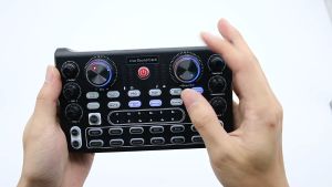 CEPAT TaffSTUDIO Mixer bluetooth audio super bass karaoke 16 chanel Pro Sound Card Live Broadcast