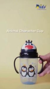 Dodo Animal Character Cup + Straw / Botol Minum Anak Karakter Hewan 350ml BPA Free 6+ Bulan
