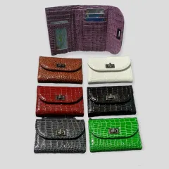 Dompet Wanita Croco Slot Kunci