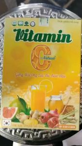 COMBO 3 Hộp 45 gói Vitamin C Natural Mật Ong Lựu Đỏ Bưởi Đào- Giúp Bổ Sung Vitamin C Tăng Sức Đề Kháng Hỗ Trợ Thải Độc Tăng Cường Miễn Dịch Phòng Ngừa Bệnh Tật
