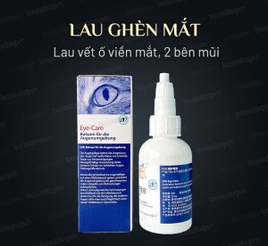 Nước lau ghèn mắt chó mèo Trixie Eye Care - Giảm ố vàng viêm mắt BossDog
