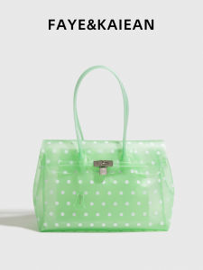 Dotted Transparent Tote Bag