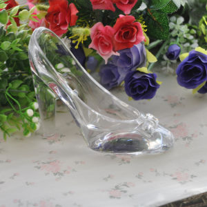 Cinderella Crystal High Heel Glass Shoes Creative Gift for Girlfriend Birthday Valentines Day Best Friend Graduation Qixi Festival