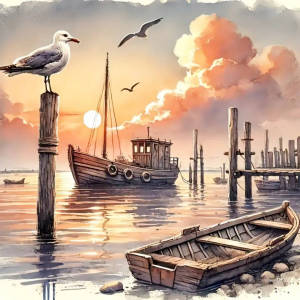 Huacan Full Sunset Diamond Painting Kit 5D DIY Phong Cảnh Biển Thuyền Thêu Khảm Hoàn Chỉnh Tác Phẩm Nghệ Thuật Trang Trí Nhà Cửa